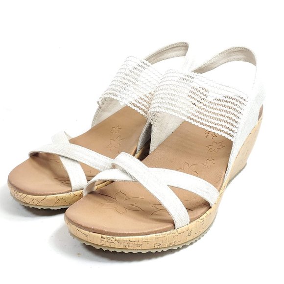 women's skechers wedge heels